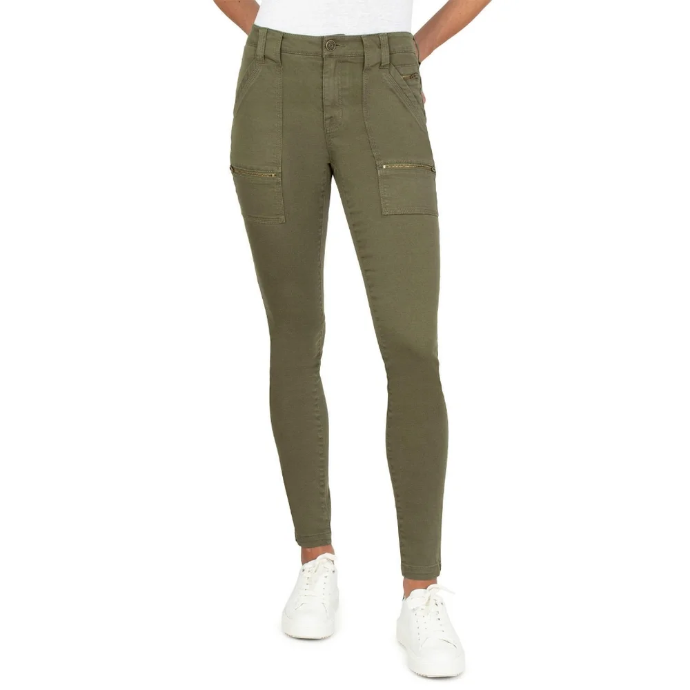 Joie Women's High Rise Park Zip Pocket Skinny Cargo Jeans NWT - Picture 2 of 5